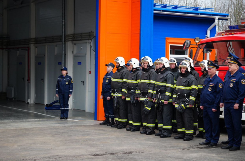 Открытие пожарного депо в Нижнем новгороде